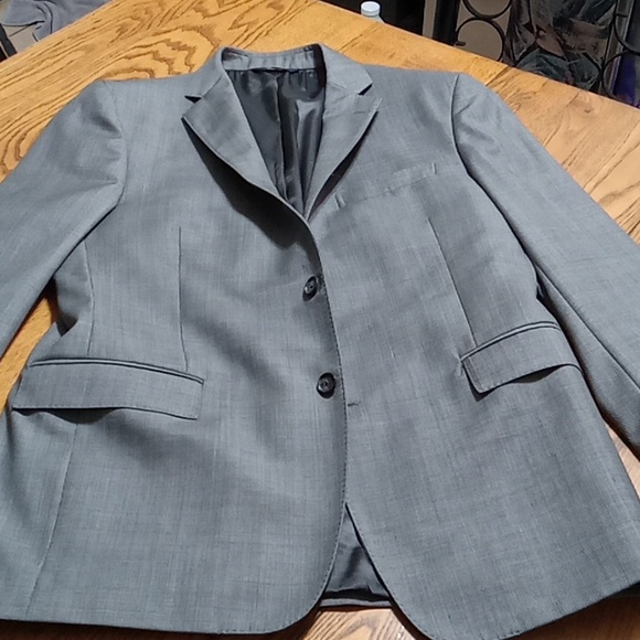 Brooks Brothers Other - Brooks Brothers s Mens Blazer Sports Coat Gray Business Preowned 41R W35 FLAW